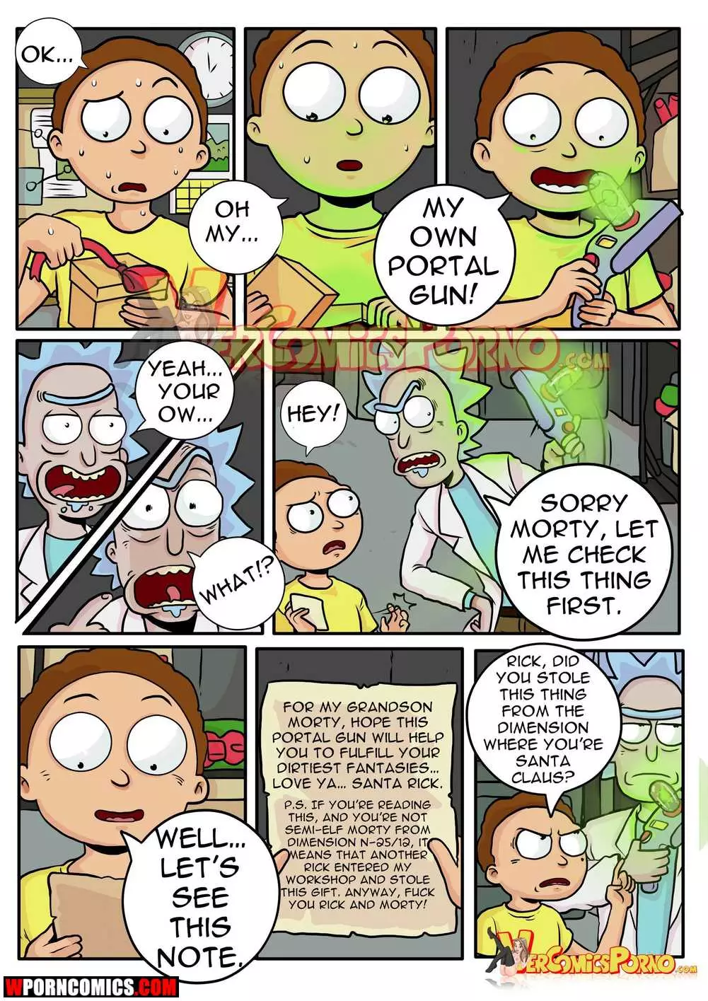 Rick and morty gay porn comics