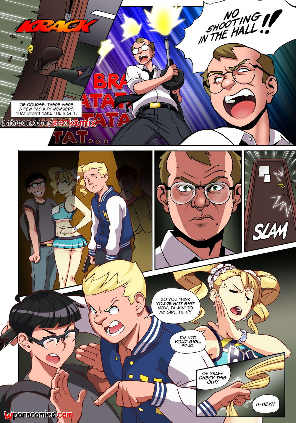 Hot shot high porn comic
