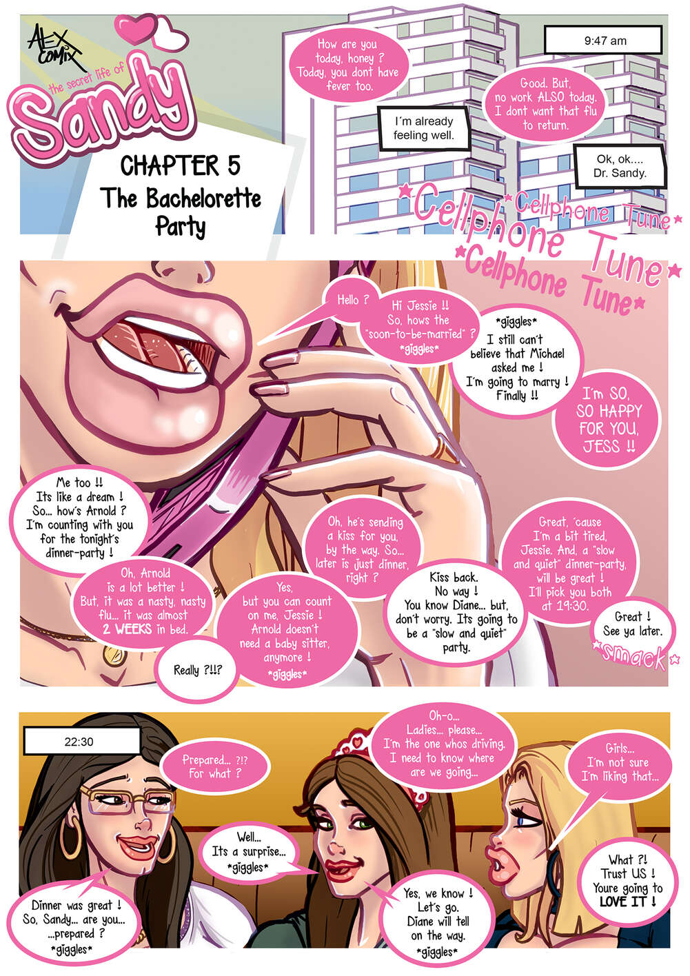 The secret life of sandy issue 5 porn comic