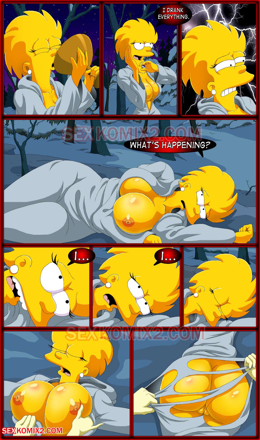 Simpsons comic pornos