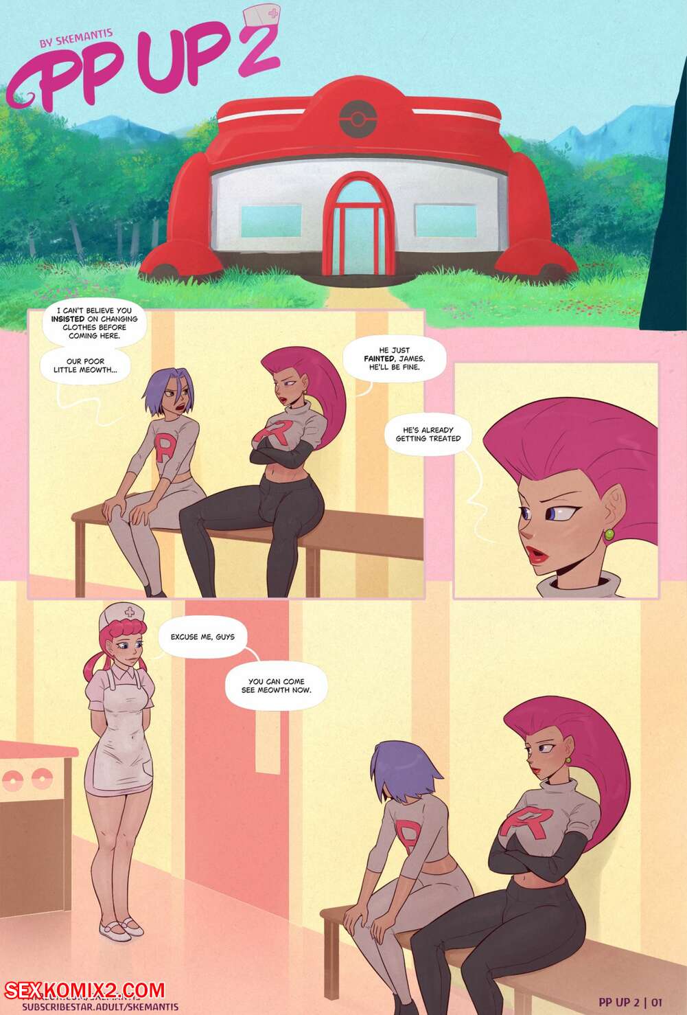 ✅️ Porn comic PP UP 2. Skemantis Sex comic babes with big | Porn comics in  English for adults only | sexkomix2.com