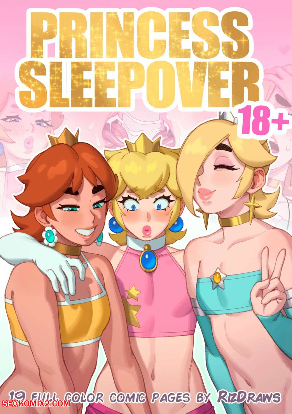 Watch Porn Image ✅️ Porn comic Princess Sleepover. Rizdraws Sex comic babes with ...