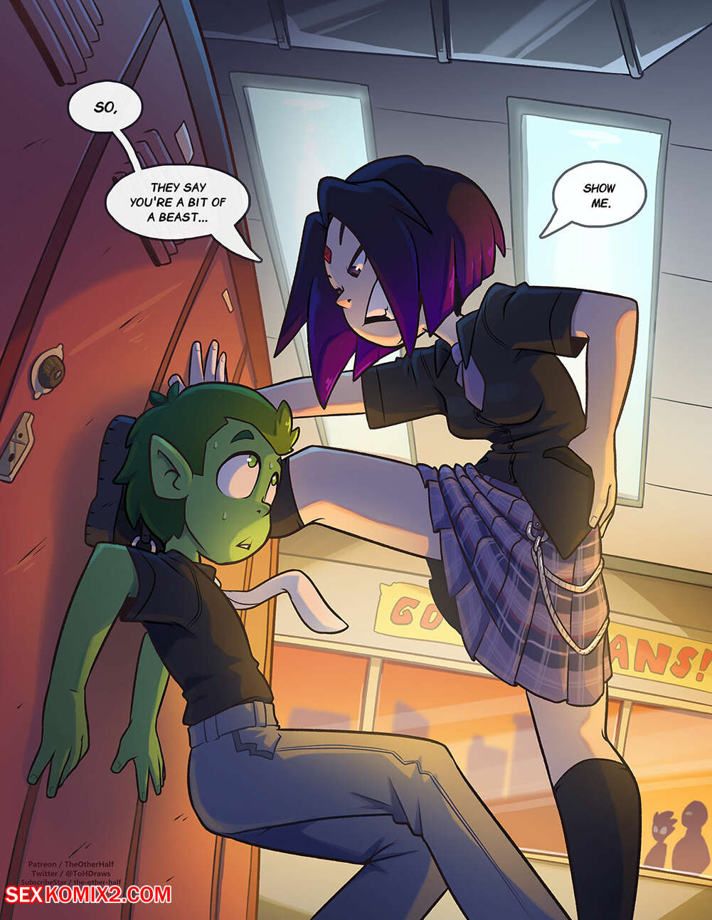 Beast boy and raven porn