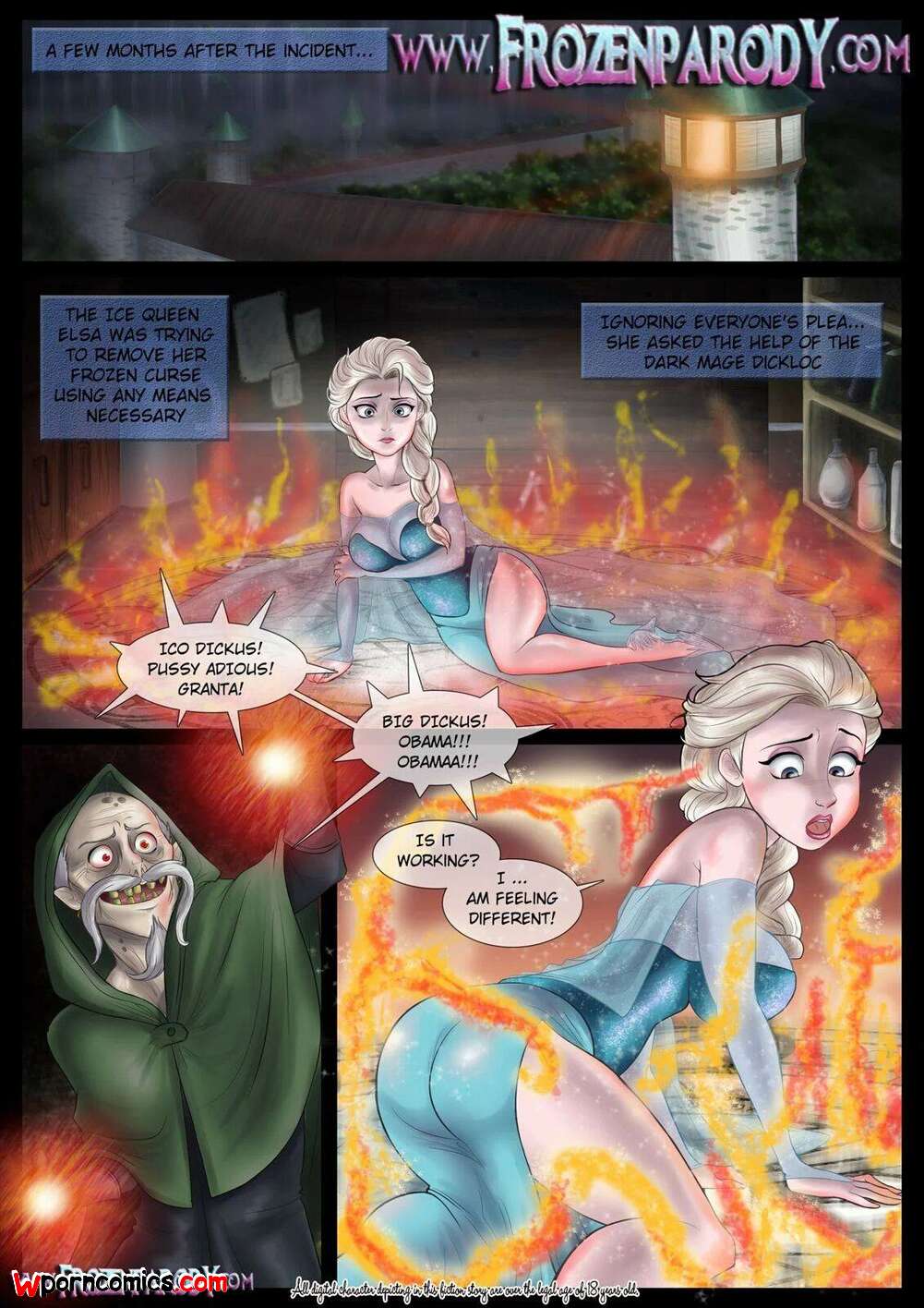 Ico Porn - âœ…ï¸ Porn comic Removing The Curse. Frozen Sex comic wizard grandfather  decided | Porn comics in English for adults only | sexkomix2.com