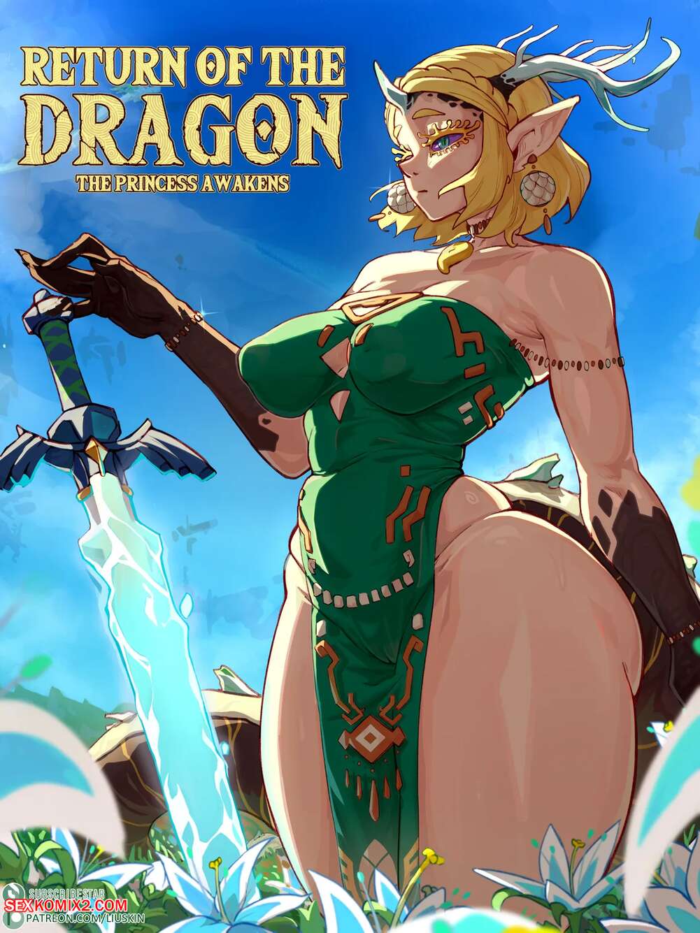 Porn comic Return of the Dragon. The Princess Awakens. The Legend Of Zelda. LiuSkin