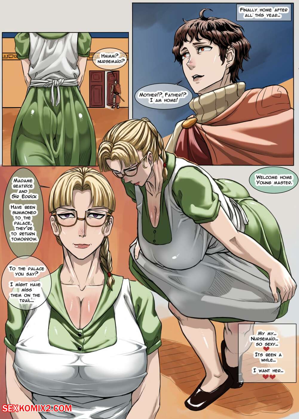 ✅️ Porn comic Reunion With A Lovely Servant