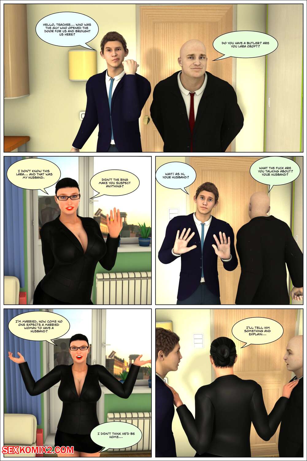 ✅️ Porn comic Samantha. Home Visit. Chapter 8 photo picture