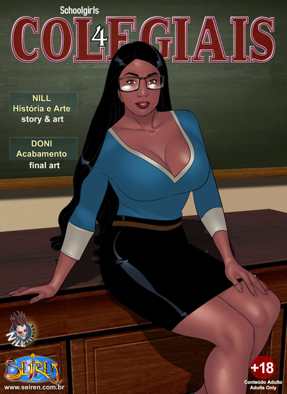 Ebony Sex Book - âœ…ï¸ Porn comic Schoolgirls. Part 4. Sex comic ebony teacher seduced | Porn  comics in English for adults only | sexkomix2.com