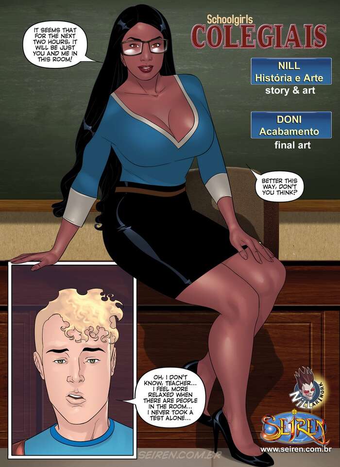 Black Teacher Sex Comics - âœ…ï¸ Porn comic Schoolgirls. Part 4. Sex comic ebony teacher seduced | Porn  comics in English for adults only | sexkomix2.com