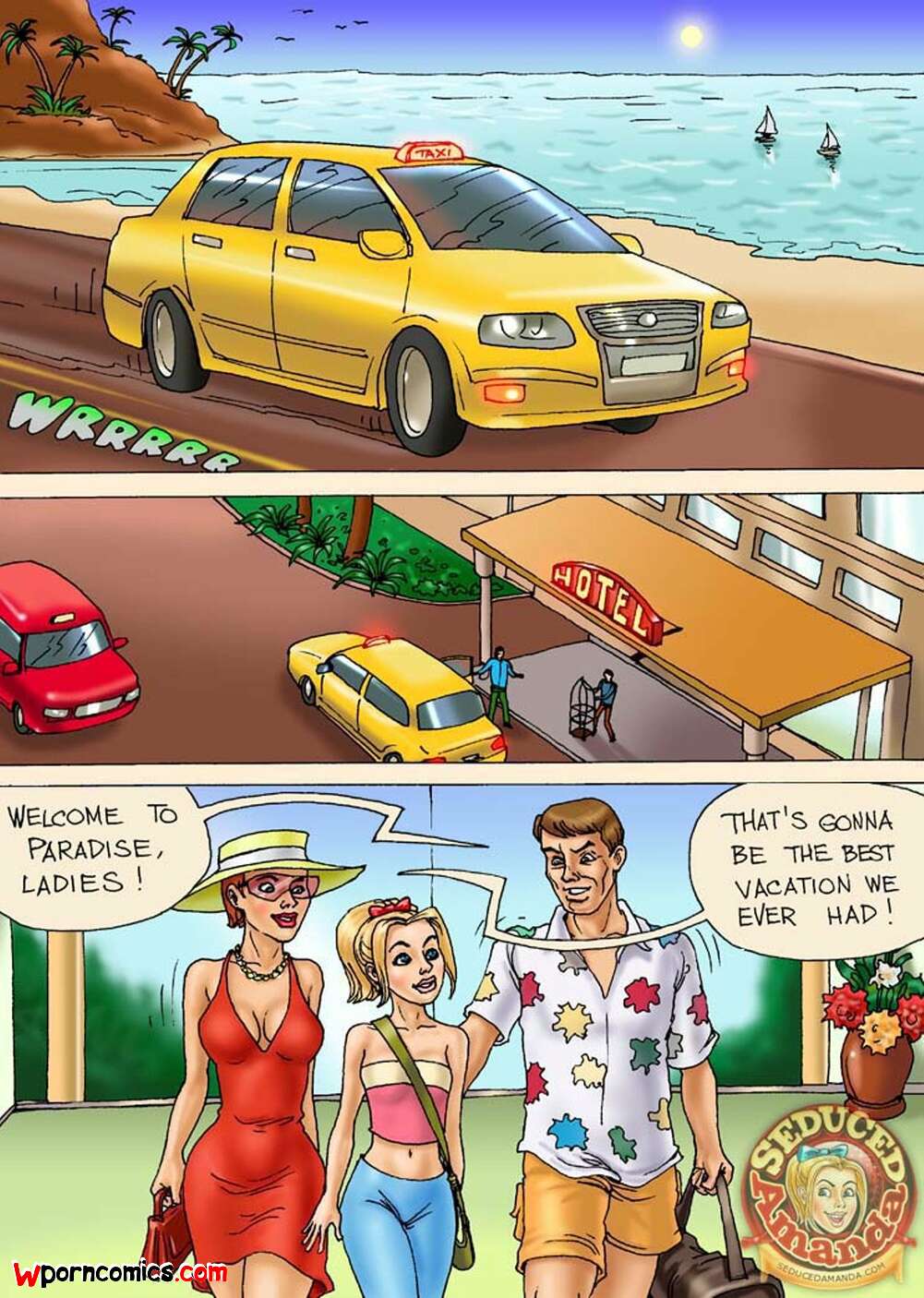 Family vacation porn comics