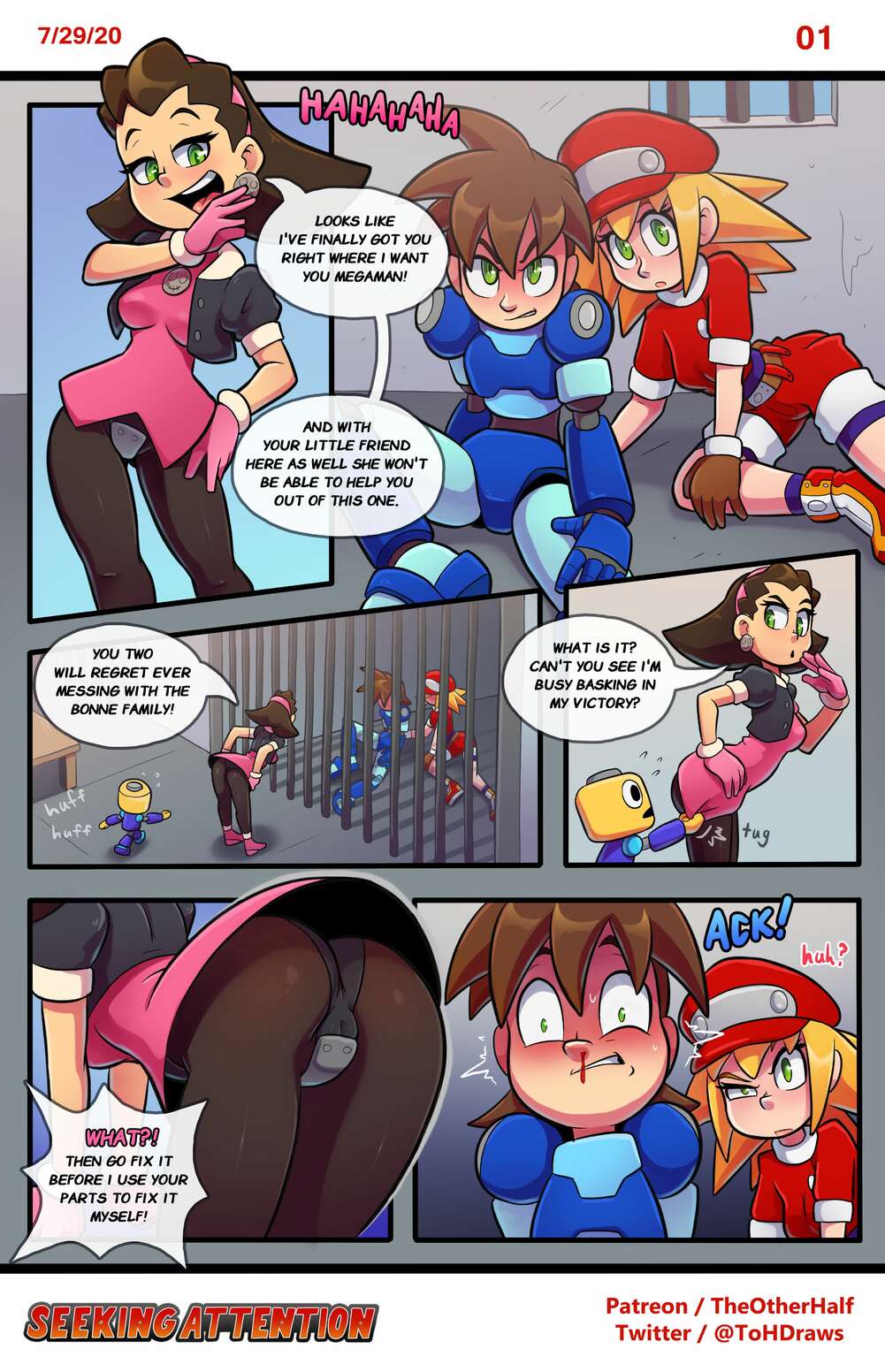 ✅️ Porn comic Seeking Attention. Mega Man Legends. TheOtherHalf. Sex comic  guy was locked | Porn comics in English for adults only | sexkomix2.com