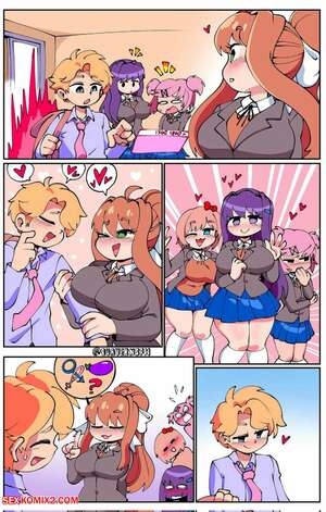 Porn comic Senpai X DDLC Girls. Quaver Porn comic Senpai X DDLC Girls. Quaver