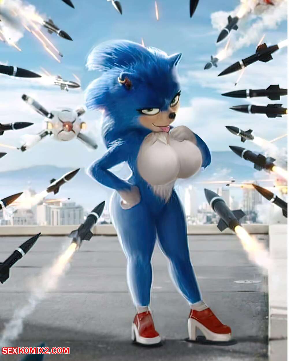 Female sonic porn comic