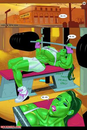 Porn comic SheHulk Pumping Iron. MeinFischerArt. Porn comic SheHulk Pumping Iron. MeinFischerArt.