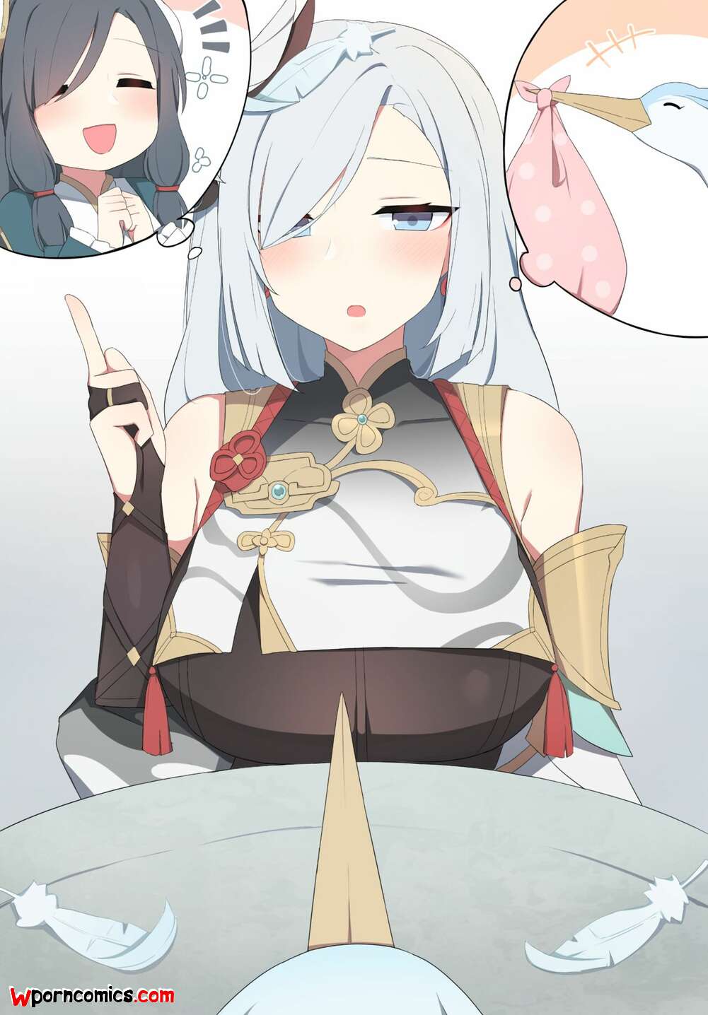 Genshin impact shenhe fanart