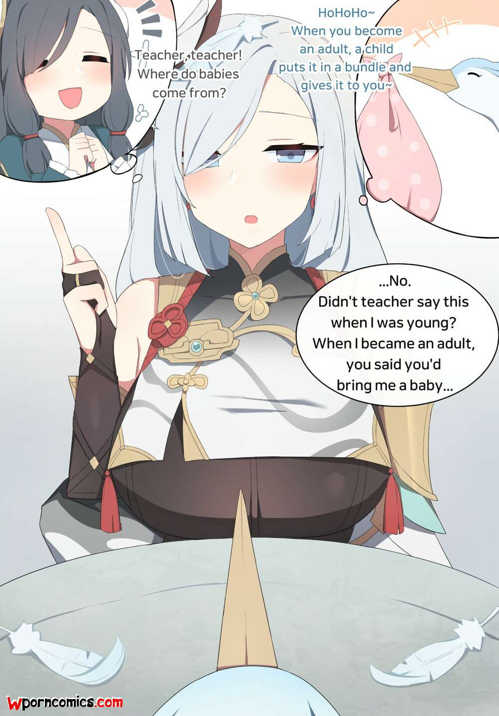 Shenhe genshin impact hentai manga