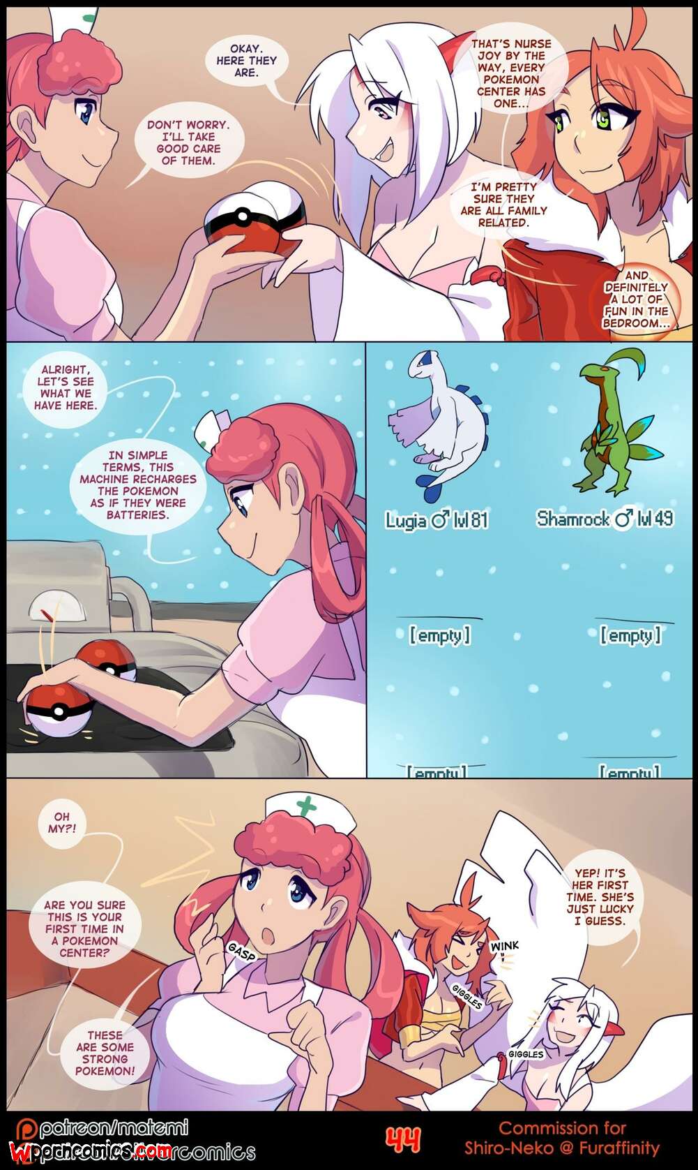 A high at the pokecenter porn comic