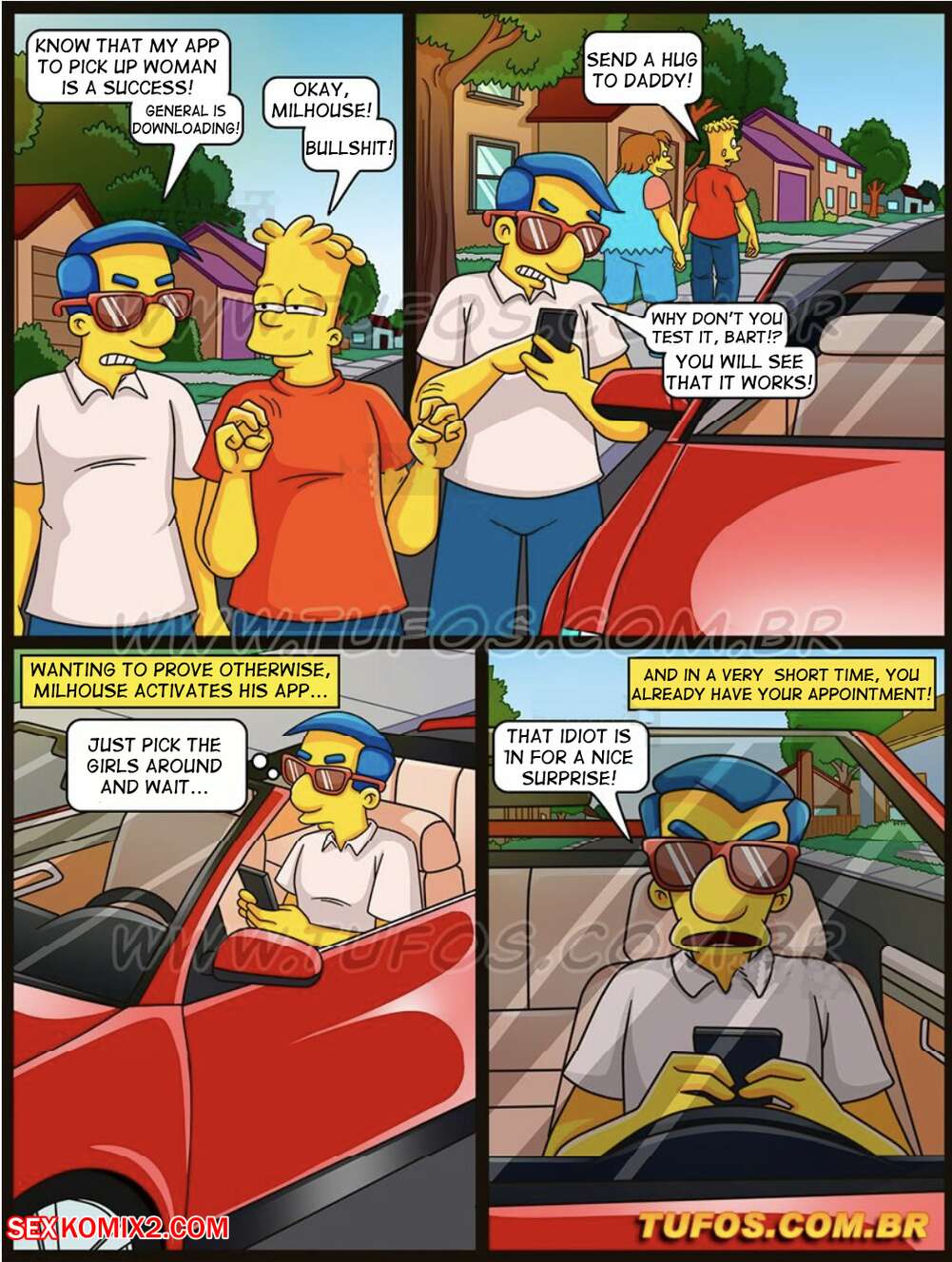 ✅️ Porn comic Simpsons. Chapter 52. The app hunts women