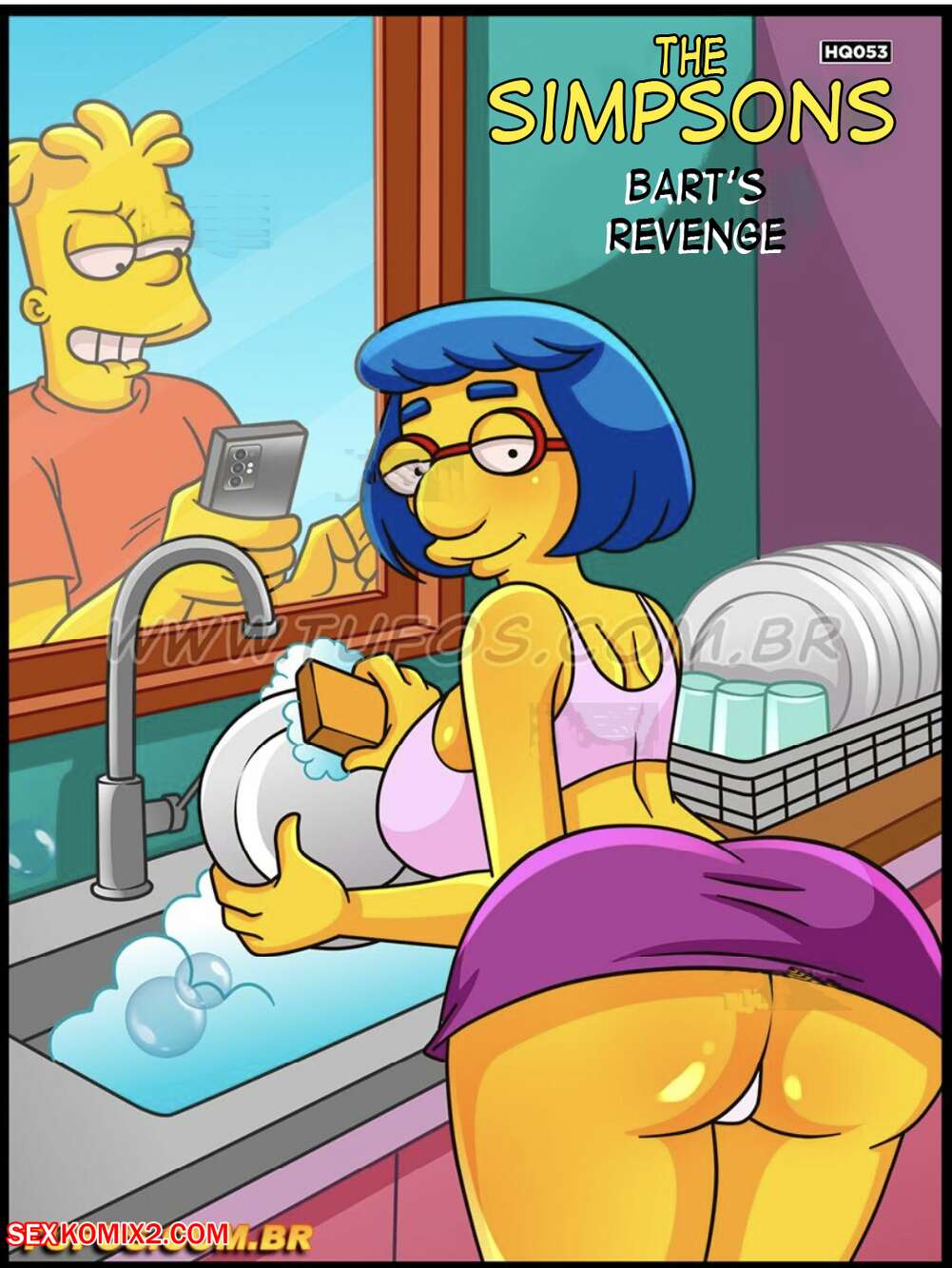 Porn comic Simpsons. Chapter 53. Bartys revenge. Os Simptoons. WC TF