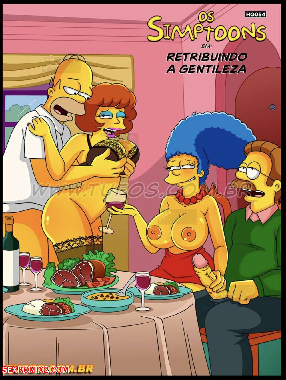 Porn comic Simpsons. Chapter 54. Os Simptoons. WC TF
