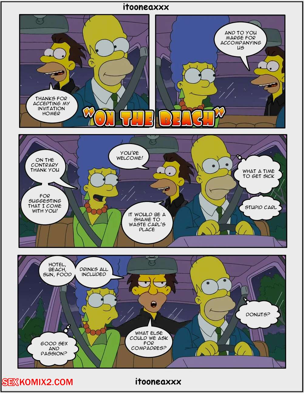 Marge Simpson Porn Comics 3 - âœ…ï¸ Porn comic Simpsons Comics. IToonEAXXX. Chapter 3 . On The Beach Sex  comic went with her | Porn comics in English for adults only | sexkomix2.com