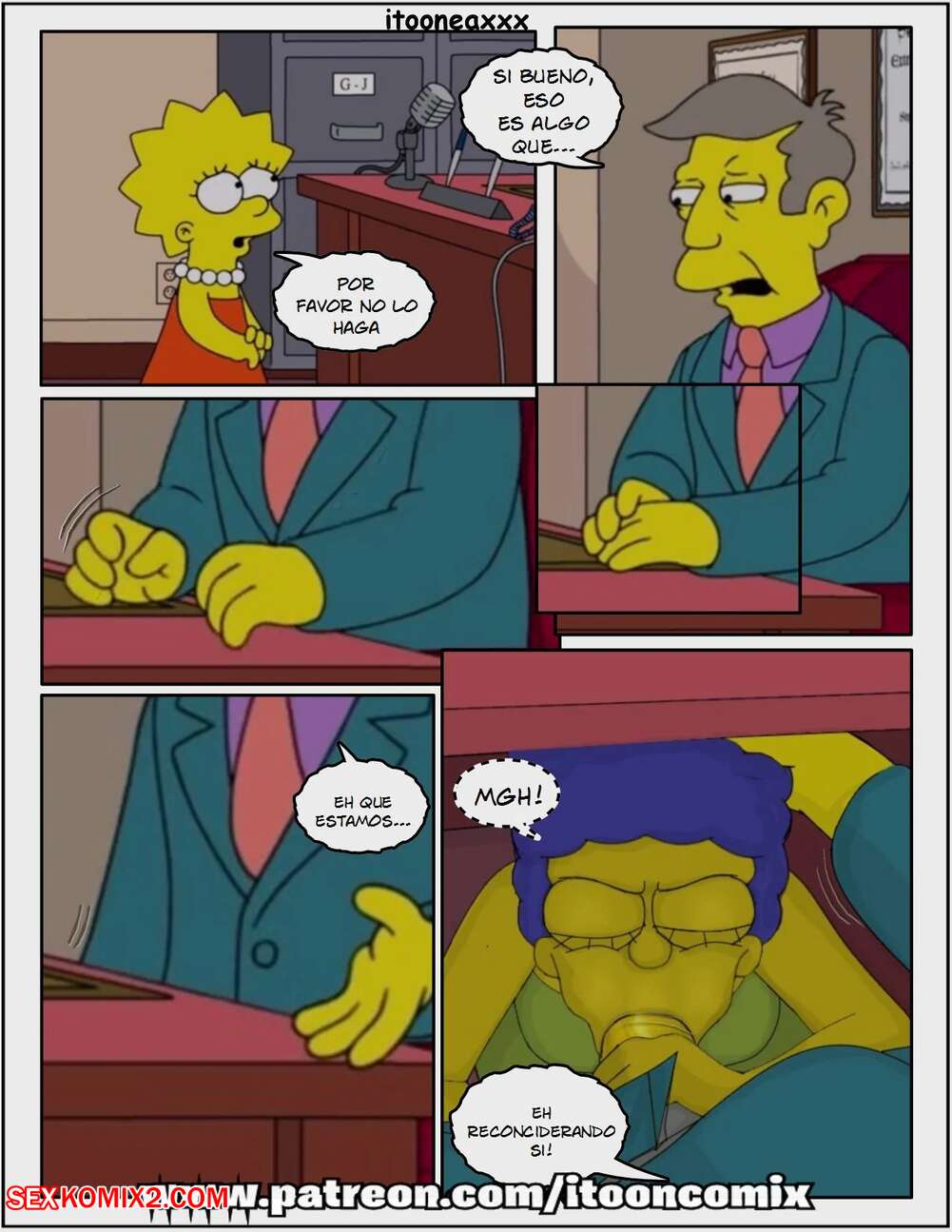 Simpsons gay porn comics