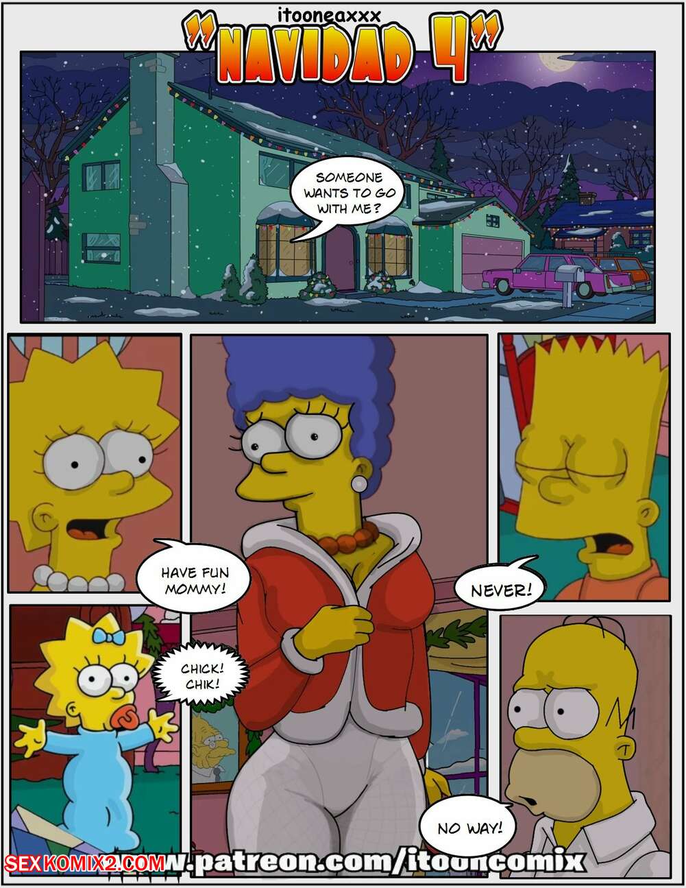 Cartoon Simpson Toons - âœ…ï¸ Porn comic Simpsons Comics. Navidad 4. IToonEAXXX. Sex comic MILF Marge  loves | Porn comics in English for adults only | sexkomix2.com