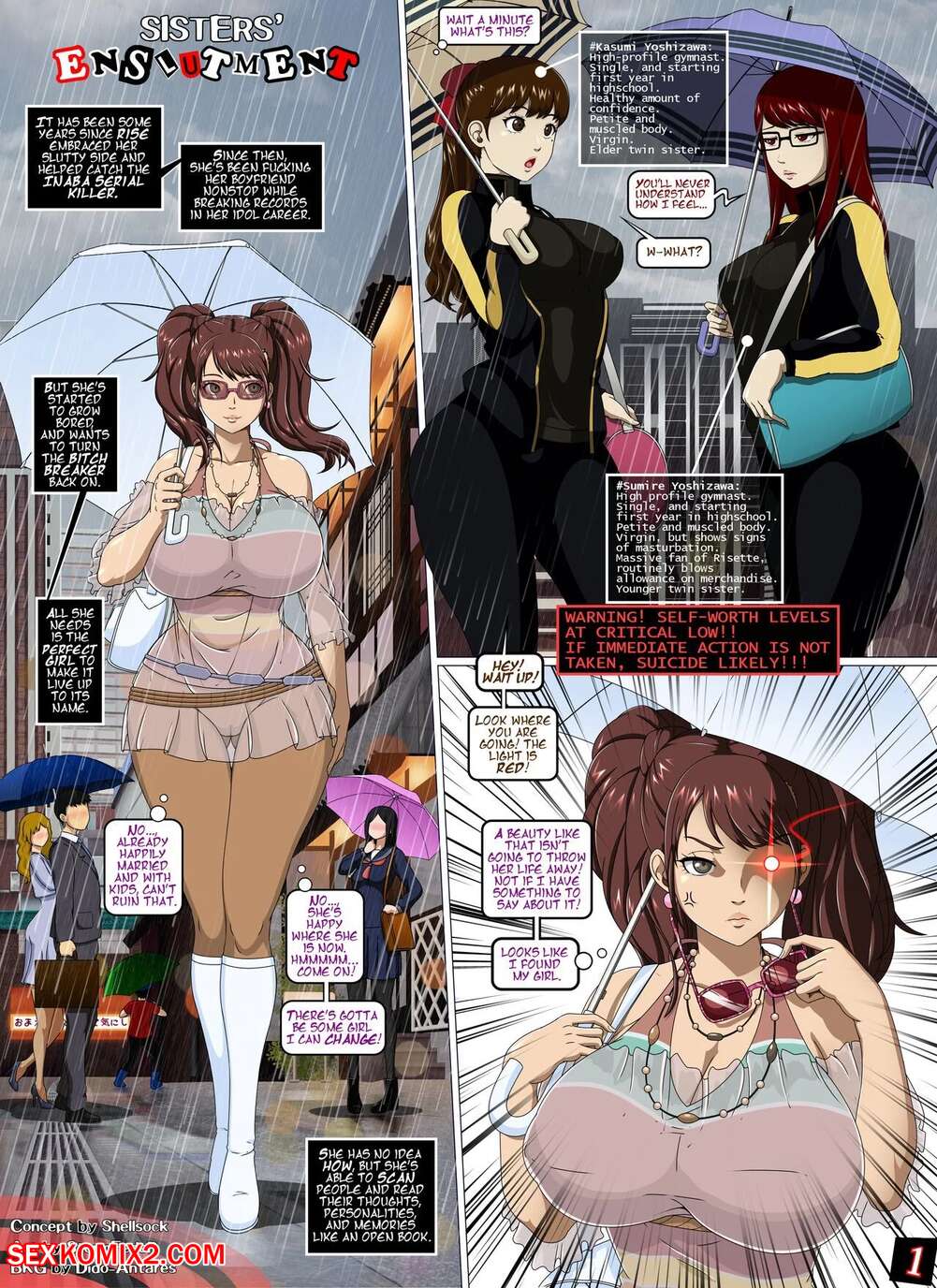 ✅️ Porn comic Sisters Enslutment. Chapter 2. Persona 4