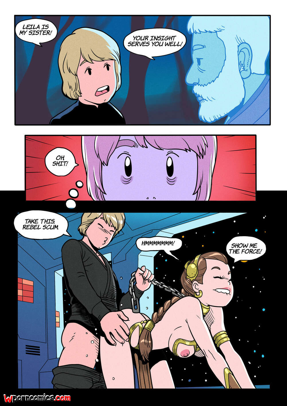 Luke skywalker porn comic