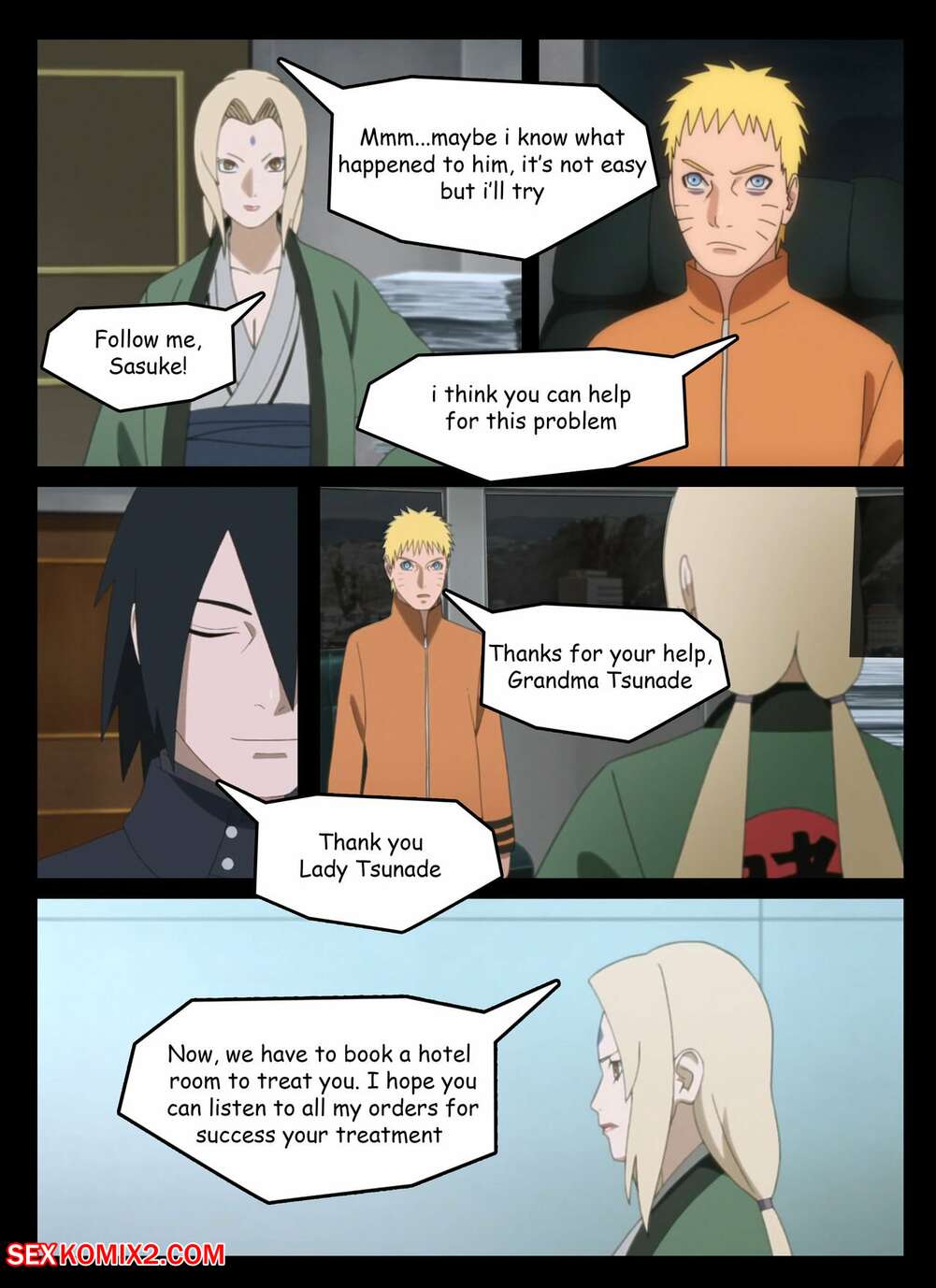 Boruto and tsunade porn comic