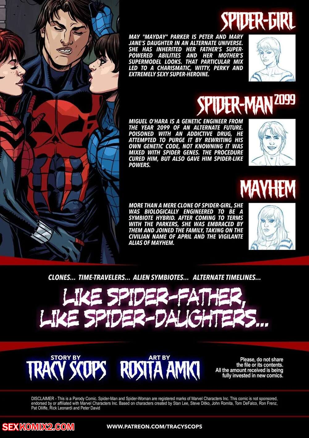 Porn Comic Spiderman Tracy Scops Sex Comic To Have Some