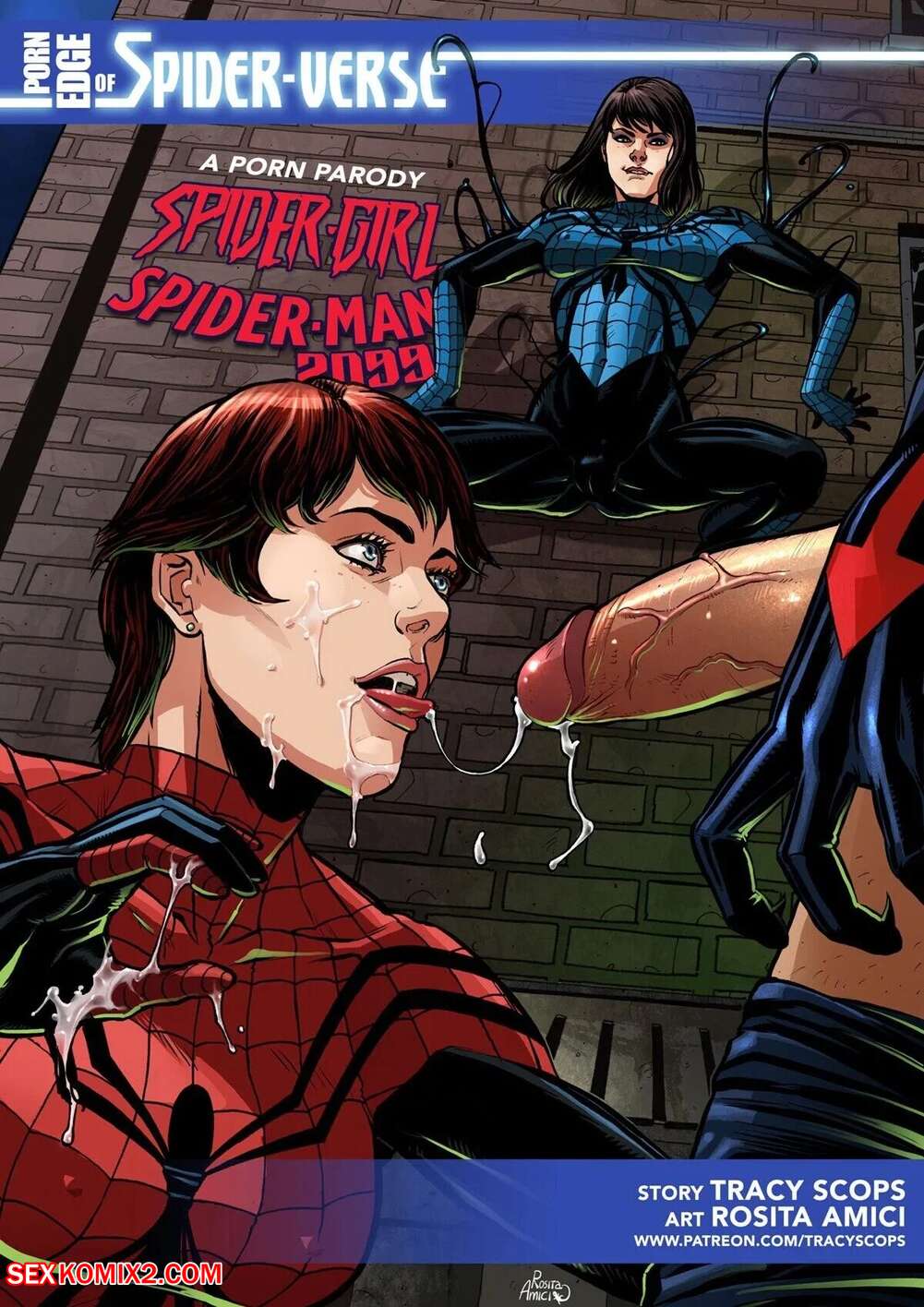 ✅️ Porn comic SpiderMan 2099. Tracy Scops Sex comic busty beauties decided  | Porn comics in English for adults only | sexkomix2.com