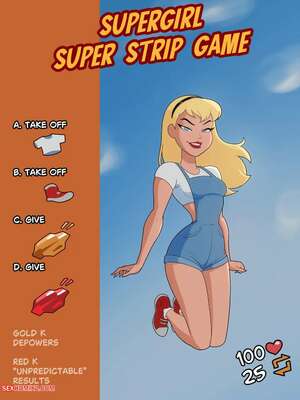 Porn comic Supergirl Super Strip Game. Godlem