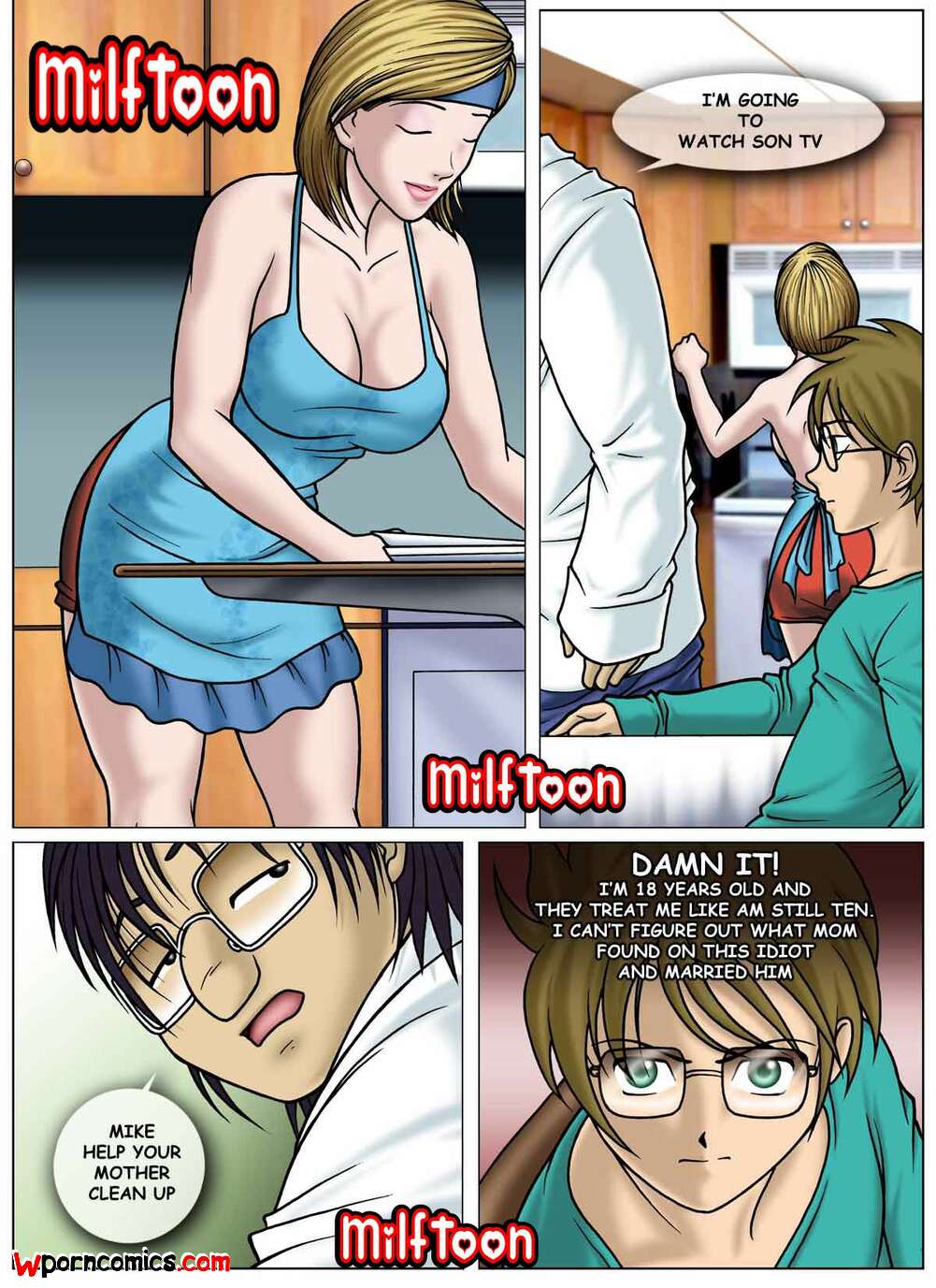 Cartoon Mom Son Sexx - âœ…ï¸ Porn comic Suprizing. Chapter 1. MILFToon. Sex comic dinner, while the | Porn  comics in English for adults only | sexkomix2.com