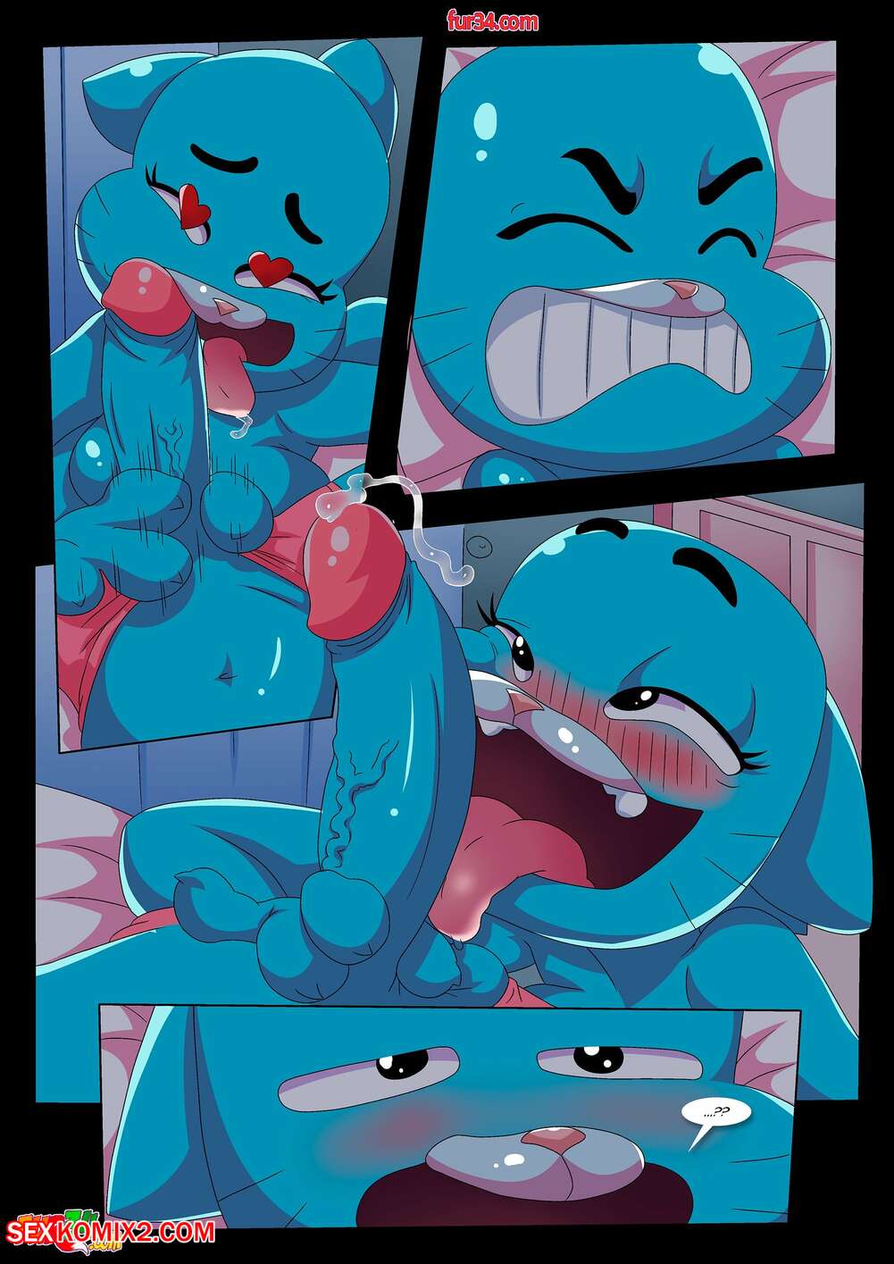 O incrível mundo de gumball transando