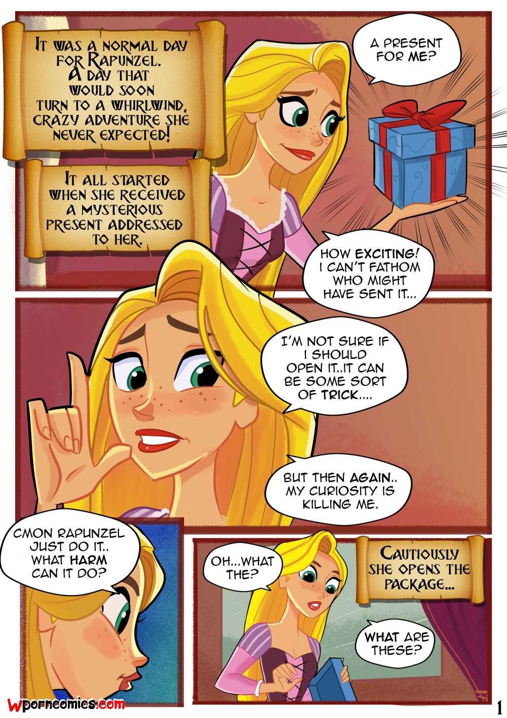 Tangled Hentai - Porn comic TANGLED COMIC TANGLED. Sex comic received an unusual | Porn  comics in English for adults only | sexkomix2.com