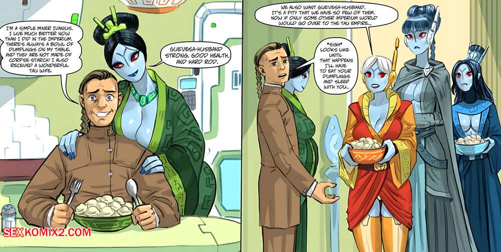 Porn comic Tau Wife. Warhammer. Flick.