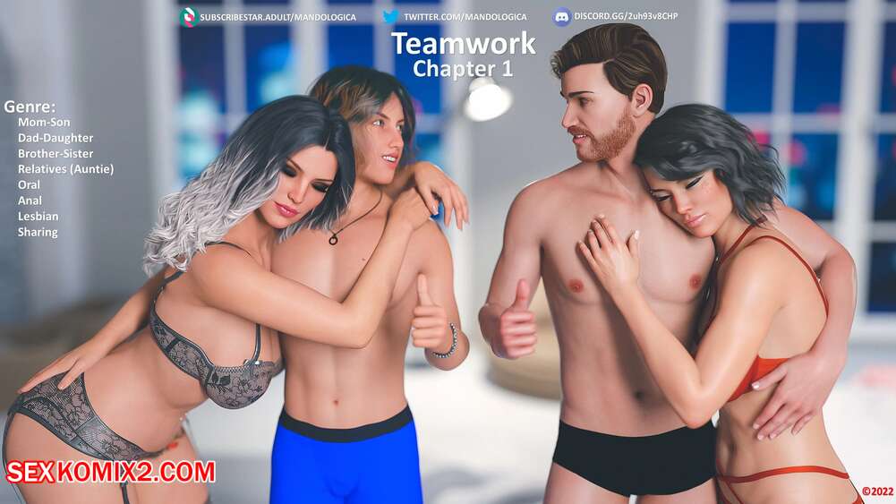 ✅️ Porn comic Teamwork Chapter 1 MandoLogica Sex comic young  