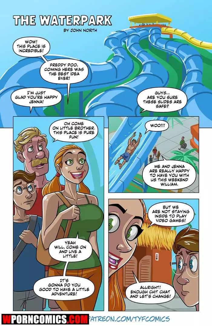 Water Sex Cartoon - âœ…ï¸ Porn comic The Waterpark sex comic water slide | Porn comics in English  for adults only | sexkomix2.com