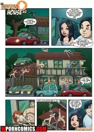 Porn comic The Wrong House. Part 2. Porn comic The Wrong House. Part 2.