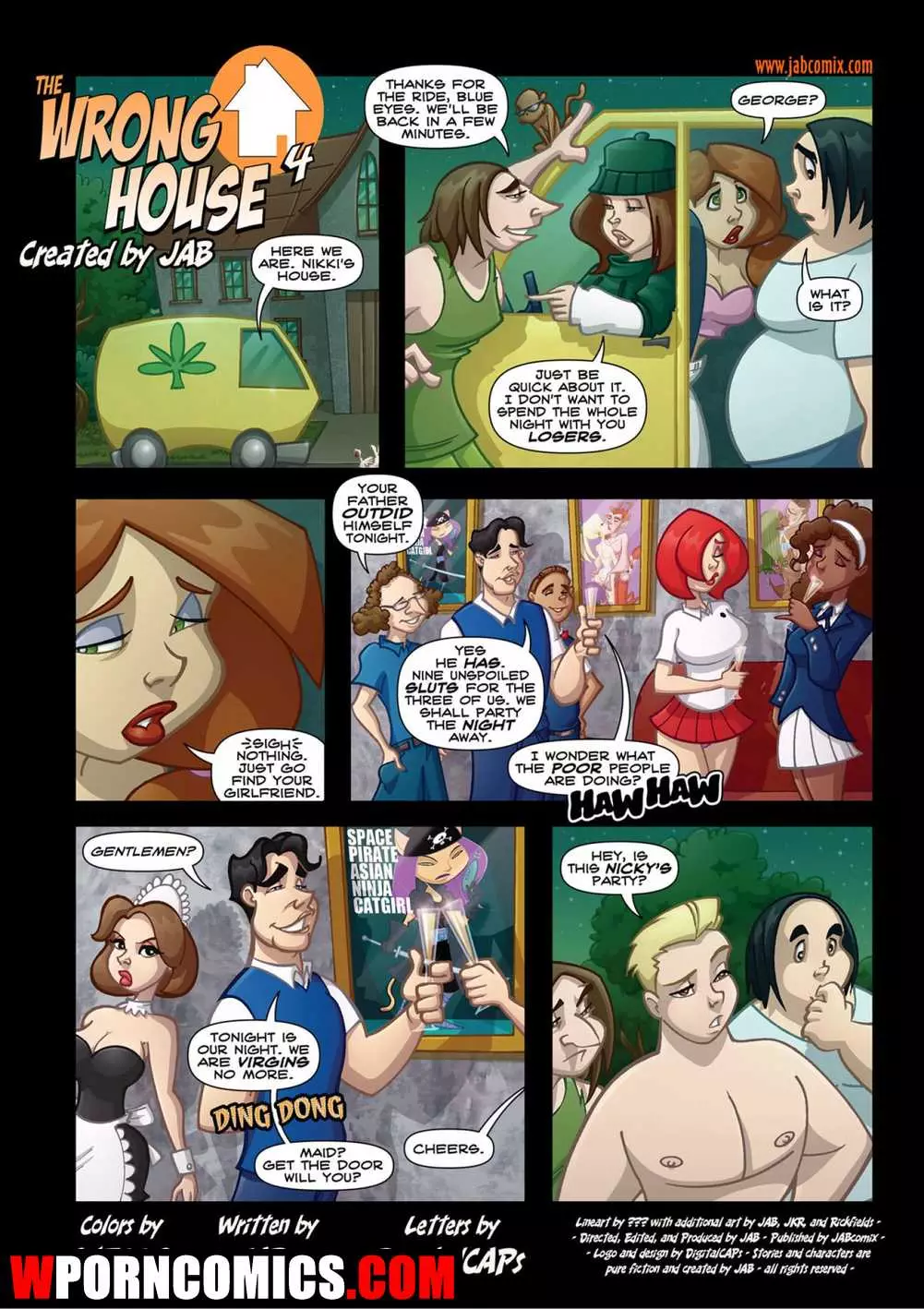 House Sex - âœ…ï¸ Porn comic The Wrong House Part 4 sex comic guys came | Porn comics in  English for adults only | sexkomix2.com