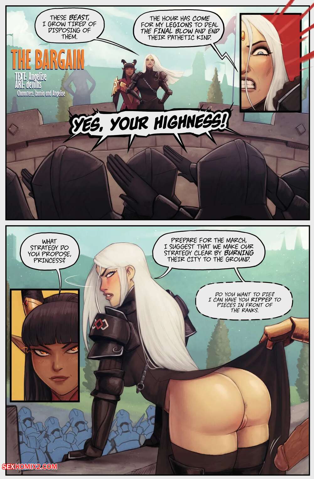 Porn comic The Bargain. DevilHS
