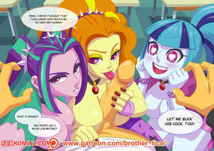 Porn comic The Dazzlings. Brother Tico Porn comic The Dazzlings. Brother Tico