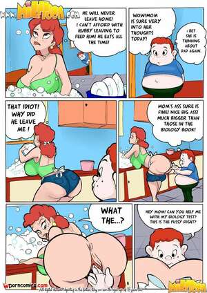 Big Booty Mom Porn Comics - âœ…ï¸ Porn comic The Idiot. Chapter 1. MILFToon. Sex comic the halfnaked mother  | Porn comics in English for adults only | sexkomix2.com