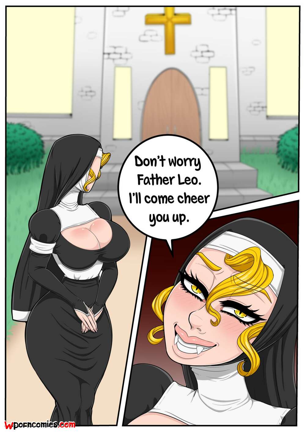 Порно комикс монахиня фото 112