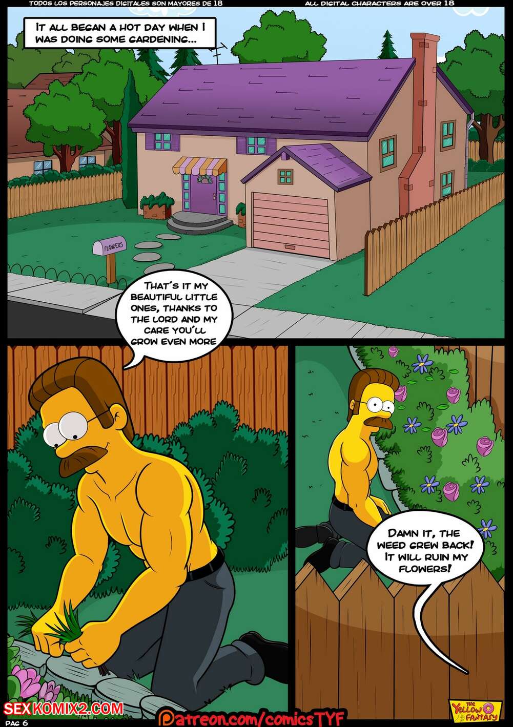 The simpsons gay porn comics