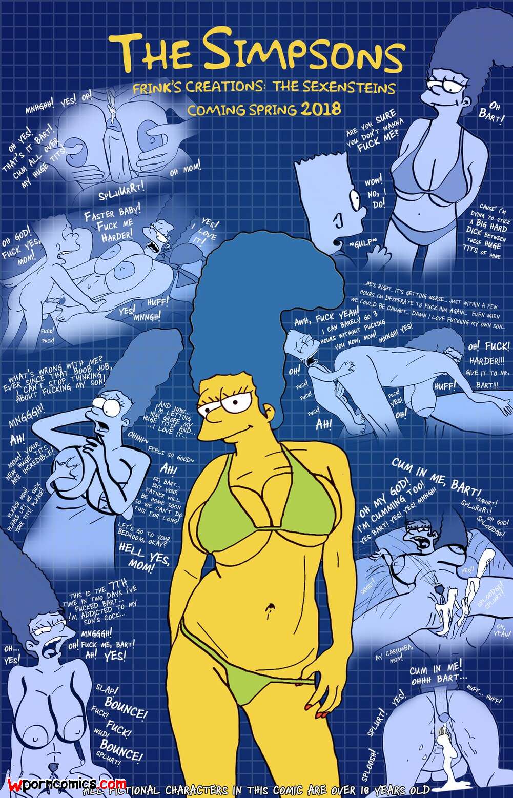 The Simpsons Mother Son Porn - âœ…ï¸ Porn comic The Sexensteins. The Simpsons. Brompolos Sex comic as usual,  fucks | Porn comics in English for adults only | sexkomix2.com