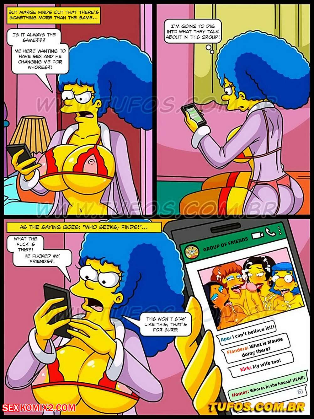 Marge simpson xxx comic