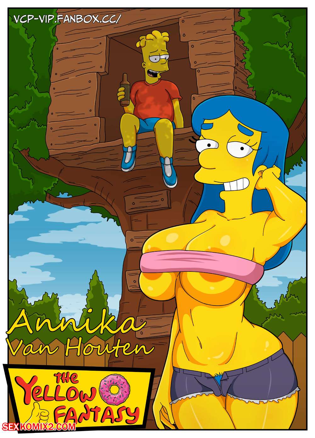Barely legal and fully naked: Lisa and Bart strip down in The Simpsons