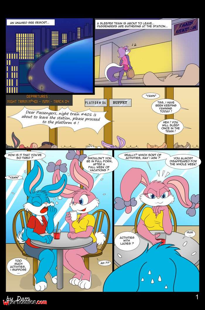Porn comic Toons On A Train. Chapter 1. Tiny Toon Adventures. Dam.